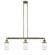 Franklin Restoration LED Island Pendant in Antique Brass (405|213-AB-G312-LED)