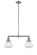 Franklin Restoration LED Island Pendant in Brushed Satin Nickel (405|209-SN-G322-LED)