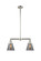 Franklin Restoration LED Island Pendant in Polished Nickel (405|209-PN-G63-LED)