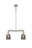 Franklin Restoration Two Light Island Pendant in Polished Nickel (405|209-PN-G53)
