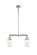 Franklin Restoration Two Light Island Pendant in Polished Nickel (405|209-PN-G312)