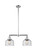 Franklin Restoration Two Light Island Pendant in Polished Chrome (405|209-PC-G74)