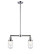 Franklin Restoration Two Light Island Pendant in Polished Chrome (405|209-PC-G314)