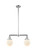 Franklin Restoration LED Island Pendant in Polished Chrome (405|209-PC-G201-6-LED)