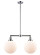 Franklin Restoration LED Island Pendant in Polished Chrome (405|209-PC-G201-10-LED)