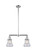 Franklin Restoration Two Light Island Pendant in Polished Chrome (405|209-PC-G194)