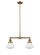 Franklin Restoration LED Island Pendant in Brushed Brass (405|209-BB-G324-LED)