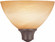Glass Shade Amber Alabaster Glass in Amber Alabaster (223|GS-264)