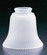 Glass Shade Glass Shade in Frost Ribbed (223|GS-19)