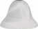 Glass Shade Alabaster Glass for Chandelier and Bath Lights Neck less Mounting in Alabaster (223|GS-159)