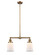 Franklin Restoration Two Light Island Pendant in Brushed Brass (405|209-BB-G181)