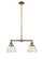 Franklin Restoration LED Island Pendant in Brushed Brass (405|209-BB-G172-LED)