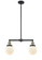 Franklin Restoration LED Island Pendant in Black Antique Brass (405|209-BAB-G201-6-LED)