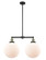Franklin Restoration LED Island Pendant in Black Antique Brass (405|209-BAB-G201-12-LED)