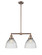Franklin Restoration LED Island Pendant in Antique Copper (405|209-AC-G222-LED)