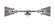 Franklin Restoration LED Bath Vanity in Polished Chrome (405|208L-PC-G63-LED)