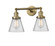 Franklin Restoration LED Bath Vanity in Brushed Brass (405|208-BB-G62-LED)
