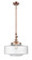 Franklin Restoration LED Mini Pendant in Antique Copper (405|206-AC-G692-16-LED)