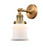 Franklin Restoration One Light Wall Sconce in Brushed Brass (405|203-BB-G181S)