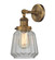 Franklin Restoration One Light Wall Sconce in Brushed Brass (405|203-BB-G142)