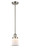 Franklin Restoration LED Mini Pendant in Brushed Satin Nickel (405|201S-SN-G181S-LED)