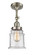 Franklin Restoration LED Semi-Flush Mount in Brushed Satin Nickel (405|201F-SN-G184-LED)