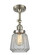 Franklin Restoration LED Semi-Flush Mount in Brushed Satin Nickel (405|201F-SN-G142-LED)