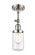 Franklin Restoration LED Semi-Flush Mount in Polished Nickel (405|201F-PN-G312-LED)