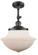 Franklin Restoration One Light Semi-Flush Mount in Oil Rubbed Bronze (405|201F-OB-G531)