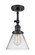 Franklin Restoration LED Semi-Flush Mount in Matte Black (405|201F-BK-G42-LED)