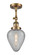 Franklin Restoration LED Semi-Flush Mount in Brushed Brass (405|201F-BB-G165-LED)