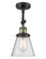 Franklin Restoration LED Semi-Flush Mount in Black Antique Brass (405|201F-BAB-G64-LED)