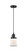 Franklin Restoration One Light Mini Pendant in Matte Black (405|201CSW-BK-G181S)