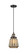 Franklin Restoration One Light Mini Pendant in Black Antique Brass (405|201CSW-BAB-G146)