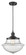 Franklin Restoration One Light Mini Pendant in Matte Black (405|201C-BK-G544)