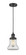 Franklin Restoration One Light Mini Pendant in Matte Black (405|201C-BK-G192)