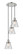 Franklin Restoration Three Light Pendant in Polished Nickel (405|113F-3P-PN-G62)