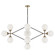 Bistro 14 Light Chandelier in Hand-Rubbed Antique Brass and Black (268|S 5024HAB/BLK-WG)