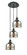Franklin Restoration Three Light Pendant in Matte Black (405|113F-3P-BK-G78)
