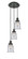 Franklin Restoration Three Light Pendant in Matte Black (405|113F-3P-BK-G184)
