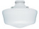 Original One Light Fan Light Kit in White (47|99164)