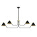 Grove Isle Four Light Chandelier in Matte Black (47|19206)