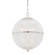 Sphere No. 3 One Light Pendant in Polished Nickel (70|MDS801-PN)