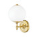 Sphere No.1 One Light Wall Sconce in Aged Brass (70|MDS702-AGB)