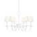 Windsor Six Light Chandelier in White Plaster (70|MDS432-WP)