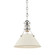 Painted No.2 One Light Pendant in Polished Nickel/Off White (70|MDS351-PN/OW)