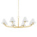 Stacey Eight Light Chandelier in Aged Brass (70|BKO902-AGB)