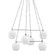 Asbury Park Six Light Chandelier in Polished Nickel (70|9138-PN)