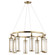 Marley Eight Light Pendant in Aged Brass (70|9130-AGB)