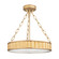 Middlebury Three Light Semi Flush Mount in Aged Brass (70|901-AGB)
